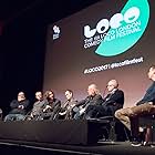 Jim Broadbent, Bill Bailey, Joe Cornish, Kevin Eldon, Nick Frost, Simon Pegg, and Edgar Wright at an event for Hot Fuzz (2007)