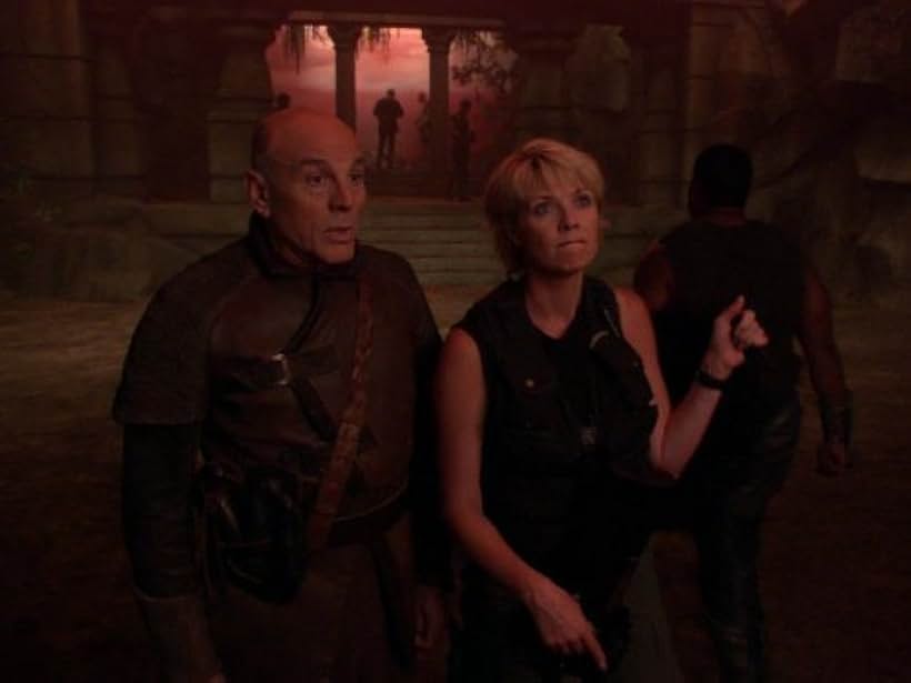 Carmen Argenziano and Amanda Tapping in Stargate SG-1 (1997)