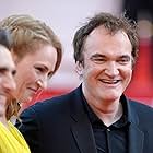 Quentin Tarantino, Uma Thurman, and Lawrence Bender at an event for Pulp Fiction (1994)