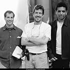 Producers Barry Mendel and Sam Mercer with director M. Night Shyamalan - Photo Credit: Frank Masi. S.M.P.S.P.