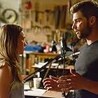 Mike Vogel and Britt Robertson in Under the Dome (2013)