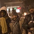 Darryl Neverson, Agustin, Loyd as the three wise MEN, on set NYC Feliz Navidad