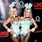 Playboy Bunnies hopping around on the Muck Red Carpet 