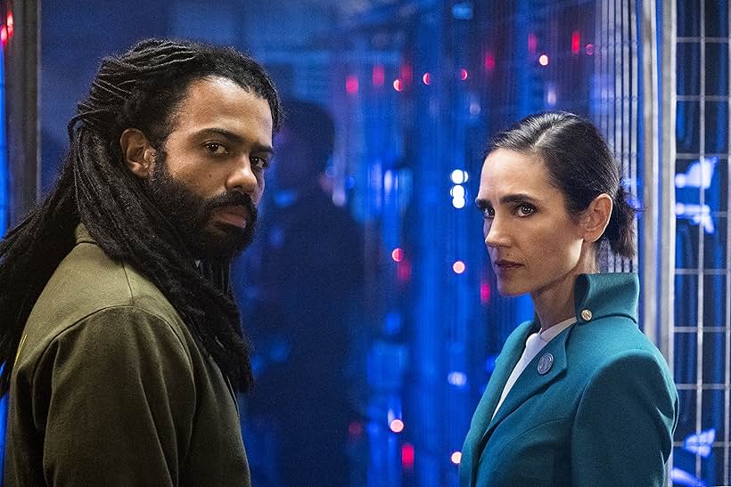 Jennifer Connelly and Daveed Diggs in Snowpiercer (2020)