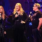 Sarah Jessica Parker, Victoria Clark, & Matthew Broderick at Broadway for Hillary Concert, Oct. 2016.