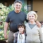 Zachary Rifkin with Garth Pillsbury & Jean T. Ritchie as his grandparents on the set of Mighty Benjamin Little.