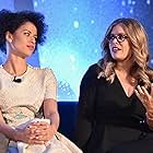 Jennifer Lee and Gugu Mbatha-Raw at an event for A Wrinkle in Time (2018)