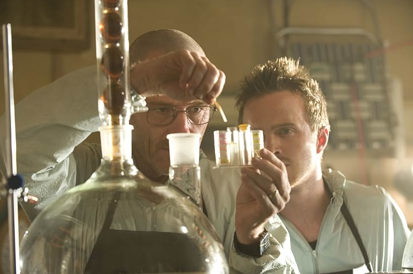 Bryan Cranston and Aaron Paul in Breaking Bad (2008)