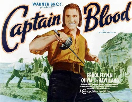 Errol Flynn in Captain Blood (1935)