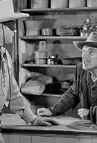 Clayton Moore and Jean De Briac in The Lone Ranger (1949)