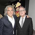 Barry Levinson and Mitch Glazer at an event for Rock the Kasbah (2015)