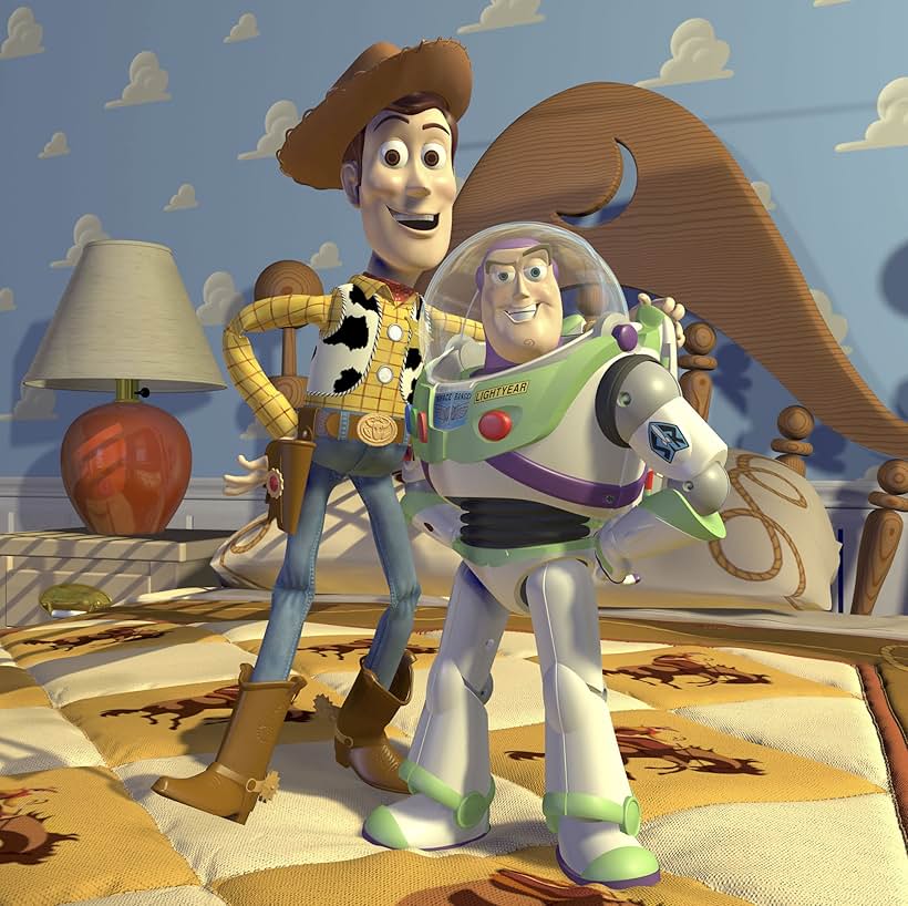 Tom Hanks and Tim Allen in Toy Story (1995)