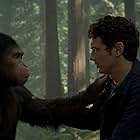 James Franco and Andy Serkis in Rise of the Planet of the Apes (2011)