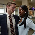 Christopher Masterson and Aja Naomi King in Onion News Empire (2013)