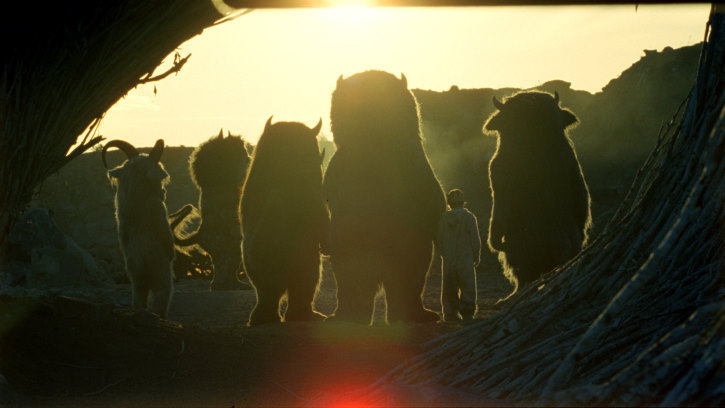 James Gandolfini, Catherine O'Hara, Forest Whitaker, Paul Dano, Mark McCracken, Angus Sampson, Nick Farnell, Michael Berry Jr., Sam Longley, Sonny Gerasimowicz, Max Records, and Vincent Crowley in Where the Wild Things Are (2009)