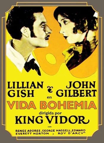 Lillian Gish and John Gilbert in La Bohème (1926)