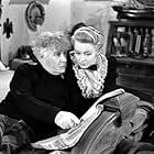 Anne Shirley and Henry Travers in Anne of Windy Poplars (1940)