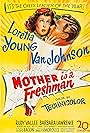 Van Johnson and Loretta Young in Mother Is a Freshman (1949)