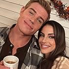 Trevor Donovan and Jessica Lowndes in A Harvest Homecoming (2023)