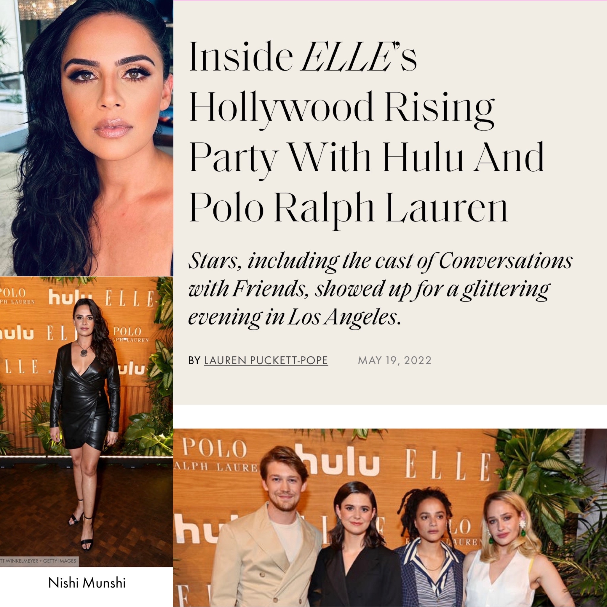 Elle's Hollywood Rising Party with Hulu & Polo Ralph Lauren 2022