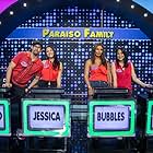 Paolo Paraiso, Jessica Sto. Domingo-Paraiso, Dimples Paraiso, and Bubbles Paraiso in Family Feud Philippines (2022)