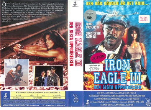 Louis Gossett Jr., Horst Buchholz, Christopher Cazenove, and Rachel McLish in Aces: Iron Eagle III (1992)