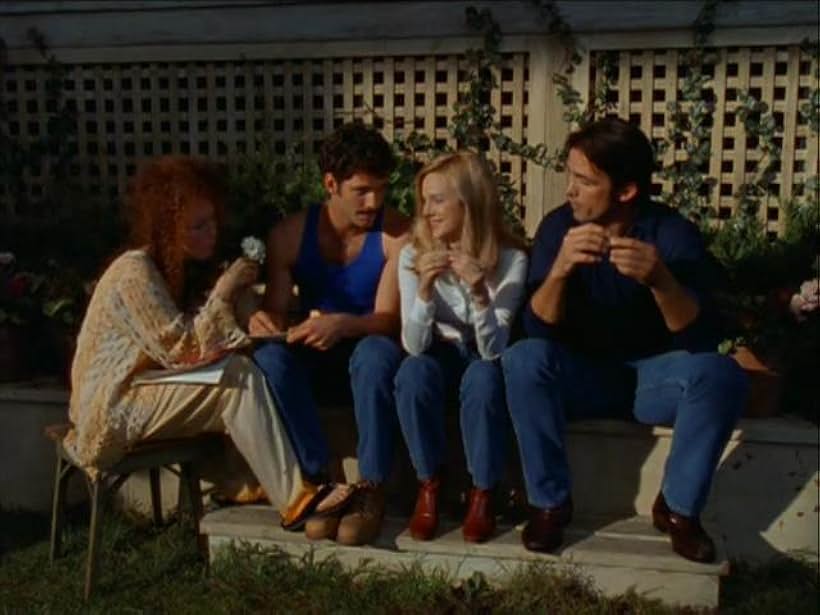 Billy Campbell, Laura Linney, Paul Hopkins, and Nina Siemaszko in More Tales of the City (1998)