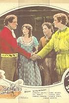 Kathleen Collins, Edward Hearn, Bob Steele, and Roy Stewart in Daniel Boone Thru the Wilderness (1926)