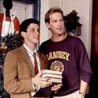 Anthony Edwards and Corey Parker in How I Got Into College (1989)