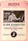 Elaine Hammerstein in Greater Than Fame (1920)
