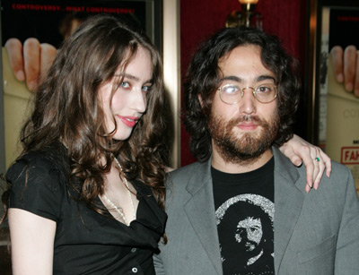 Sean Lennon and Elizabeth Jagger at an event for Fahrenheit 9/11 (2004)