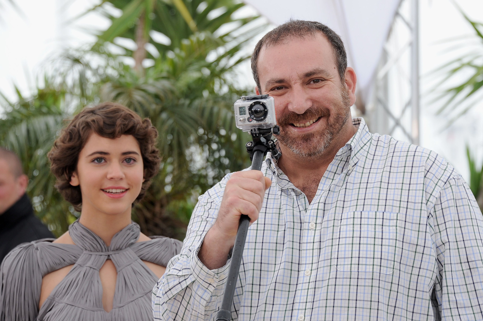 Hernán Mendoza and Tessa Ia at an event for After Lucia (2012)