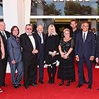 Martin Gschlacht, Ulrich Seidl, Veronika Franz, and Alberto Barbera at an event for In the Basement (2014)