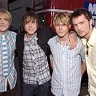 Harry Judd, Tom Fletcher, Dougie Poynter, Danny Jones, and McFly at an event for Just My Luck (2006)