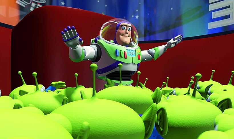 Tim Allen, Debi Derryberry, and Jeff Pidgeon in Toy Story (1995)