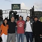 Adam Sandler, Kevin James, Michelle Murdocca, Genndy Tartakovsky, and Andy Samberg at an event for Hotel Transylvania (2012)
