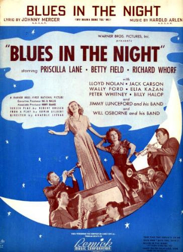 Jack Carson, Betty Field, Priscilla Lane, and Richard Whorf in Blues in the Night (1941)