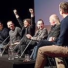 Bill Bailey, Joe Cornish, Kevin Eldon, Nick Frost, Simon Pegg, and Edgar Wright at an event for Hot Fuzz (2007)