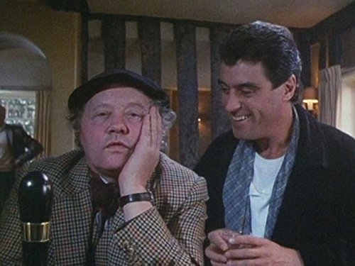 Ian McShane and Dudley Sutton in Lovejoy (1986)