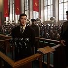 Victor Schefé and Austin Stowell in Bridge of Spies (2015)