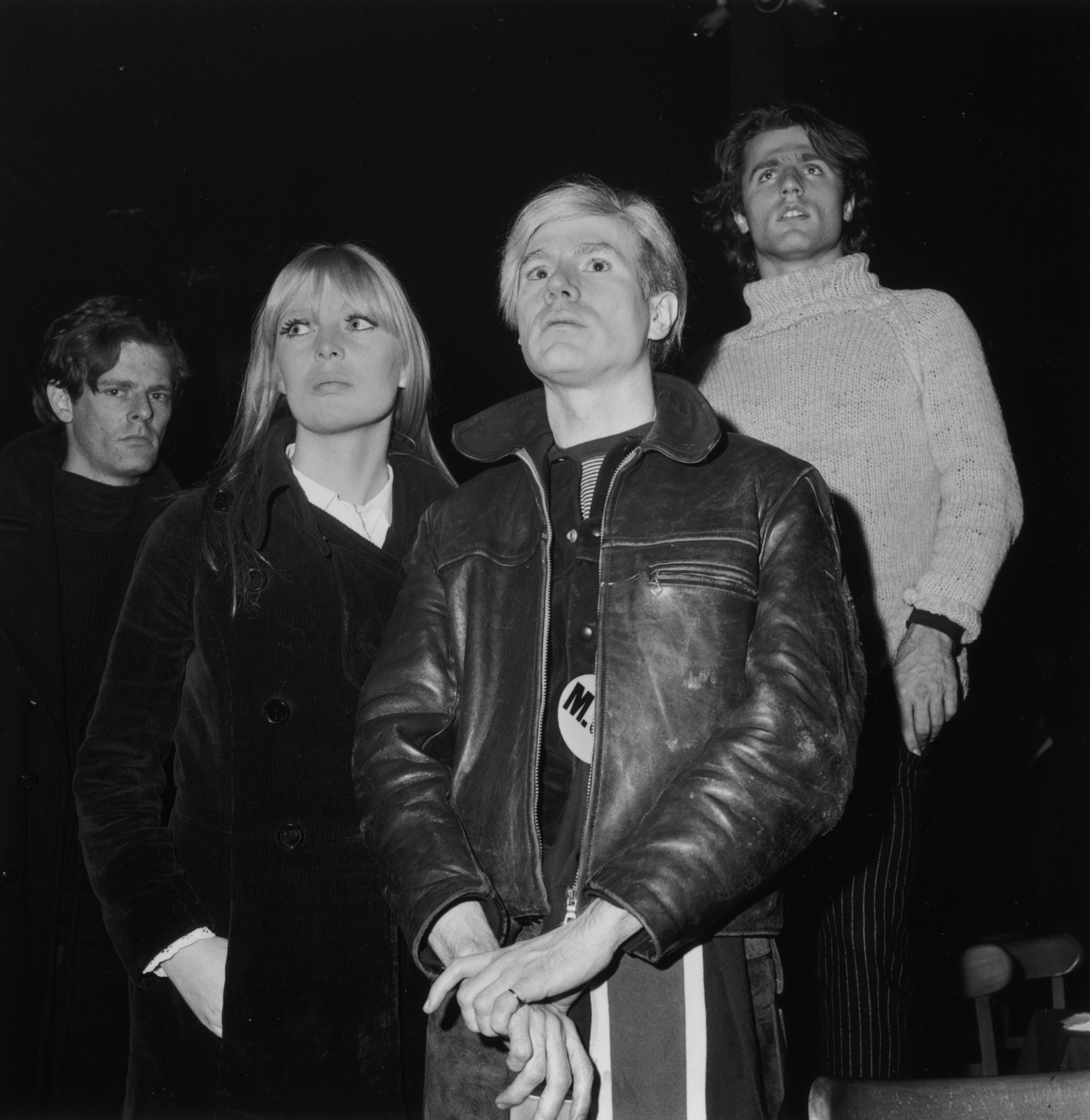 Gerard Malanga, Paul Morrissey, Nico, and Andy Warhol