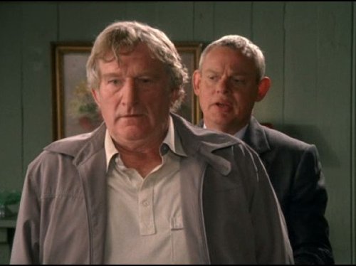Martin Clunes and Malcolm Storry in Doc Martin (2004)