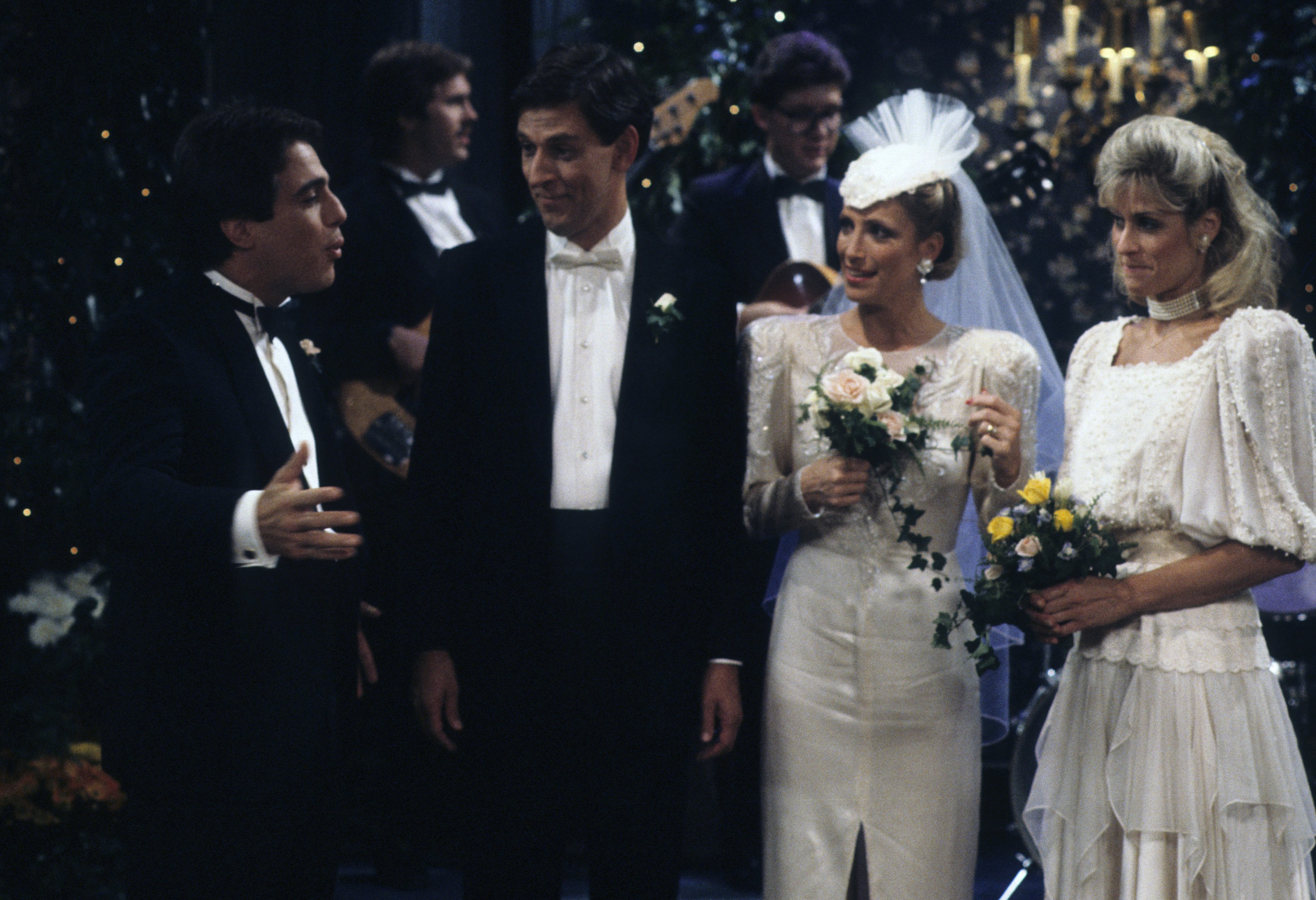 Tony Danza, Fern Fitzgerald, Jim Jansen, and Judith Light in Who's the Boss? (1984)