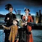 Julie Andrews, Dick Van Dyke, Karen Dotrice, and Matthew Garber in Mary Poppins (1964)