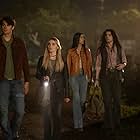 Jojo Fleites, Meg Donnelly, Nida Khurshid, and Drake Rodger in The Winchesters (2022)