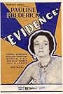 Pauline Frederick in Evidence (1929)