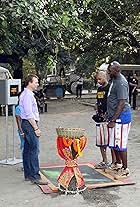 Phil Keoghan, Herbert 'Flight Time' Lang, and Nathaniel 'Big Easy' Lofton in The Amazing Race (2001)