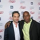 Jeff Russo and Bokeem Woodbine at "Fargo" (FX) season 2 premiere