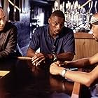 Idris Elba, Wood Harris, and Michael Kostroff in The Wire (2002)