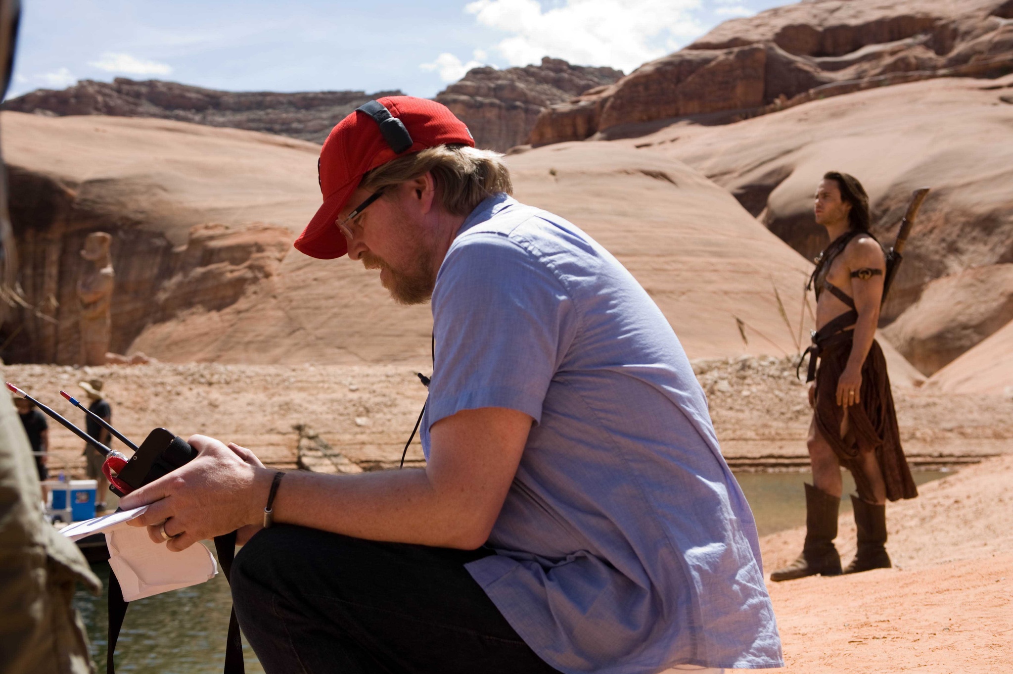 Andrew Stanton and Taylor Kitsch in John Carter (2012)